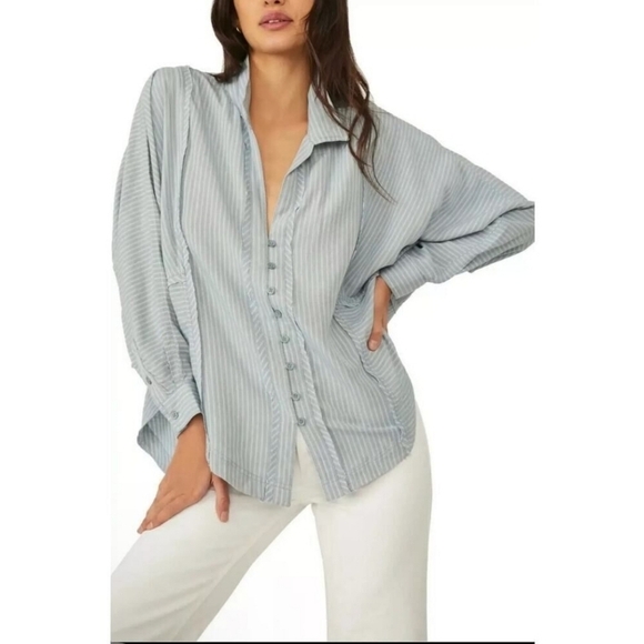 Free People Tops - Nwt Free People We The Free One & Only Stripe Top